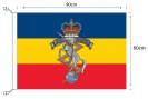 RAEME Tricolour with Badge large Flag